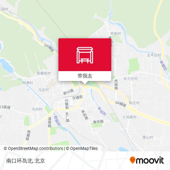 南口环岛北地图