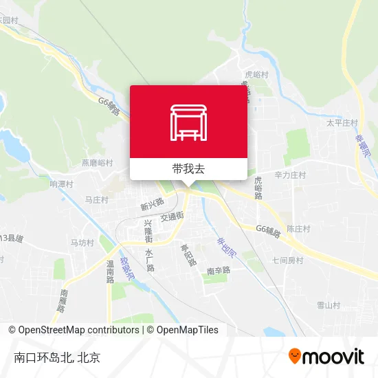 南口环岛北地图