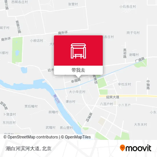 潮白河滨河大道地图