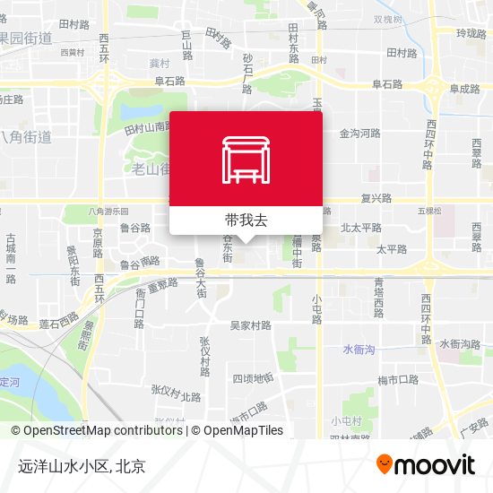 远洋山水小区地图
