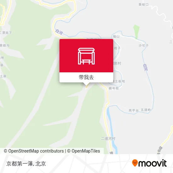 京都第一瀑地图