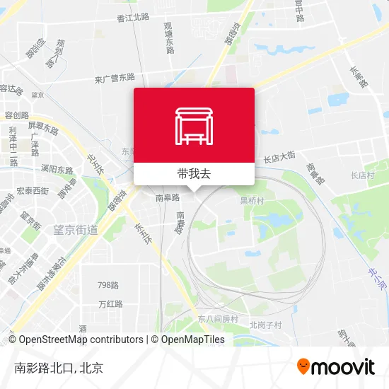 南影路北口地图
