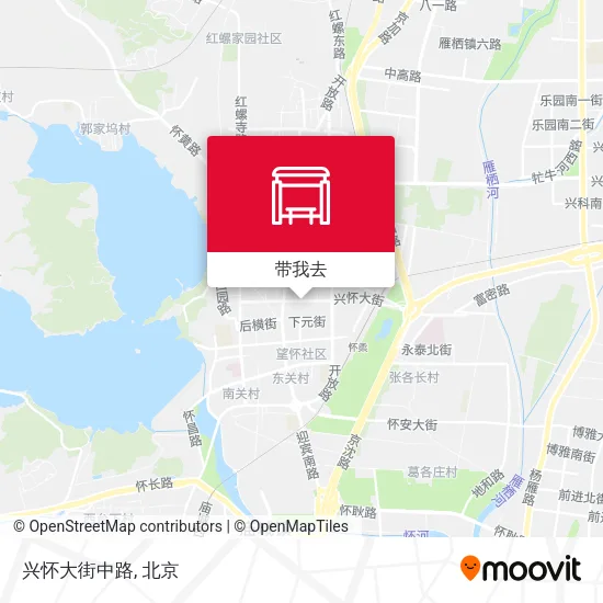 兴怀大街中路地图
