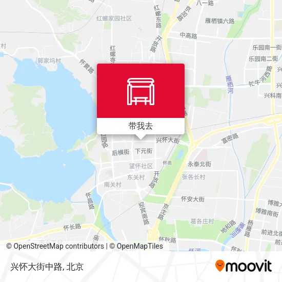 兴怀大街中路地图