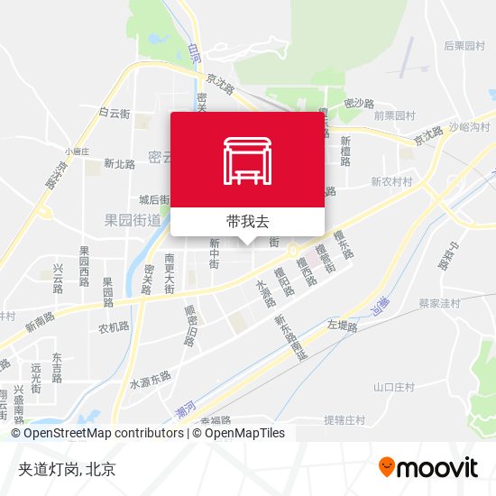 夹道灯岗地图