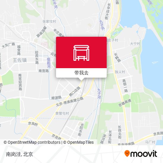 南岗洼地图
