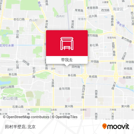 田村半壁店地图