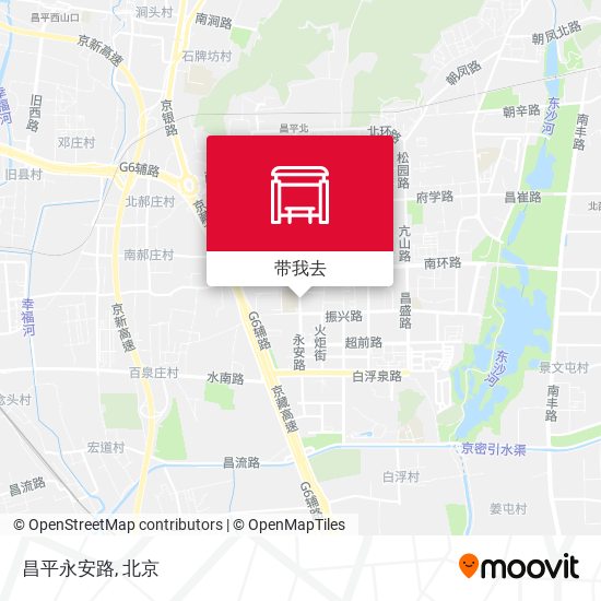 昌平永安路地图