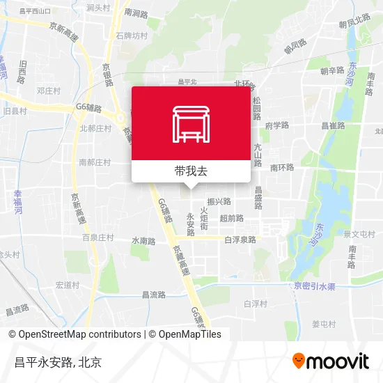 昌平永安路地图