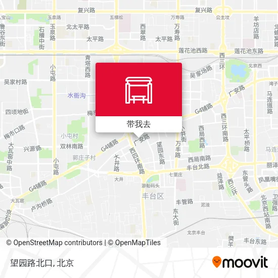 望园路北口地图