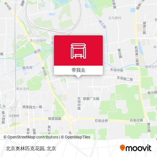 北京奥林匹克花园地图
