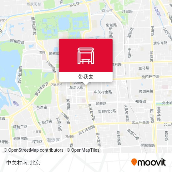 中关村南地图