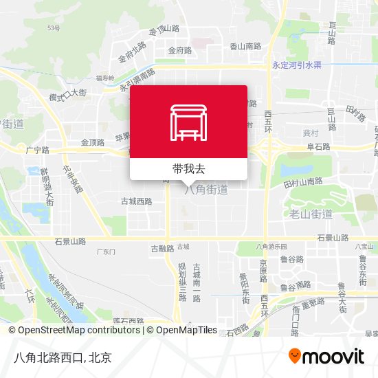 八角北路西口地图