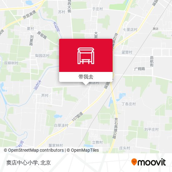 窦店中心小学地图