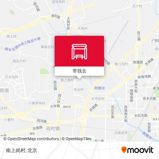 南上岗村地图