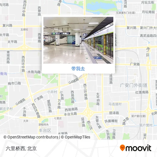 六里桥西地图