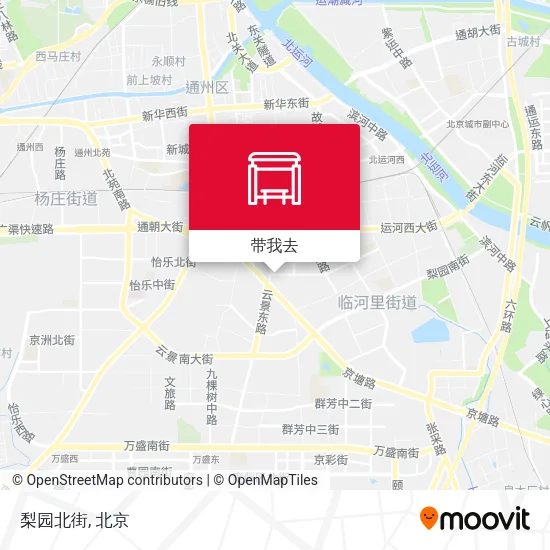 梨园北街地图