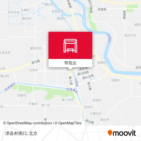 漷县村南口地图