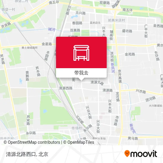 清源北路西口地图