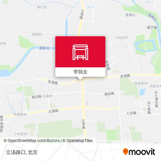立汤路口地图