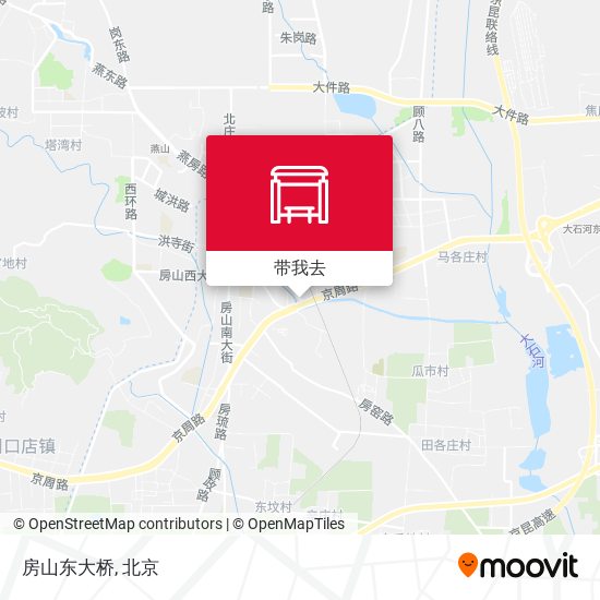 房山东大桥地图