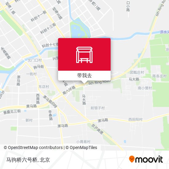 马驹桥六号桥地图