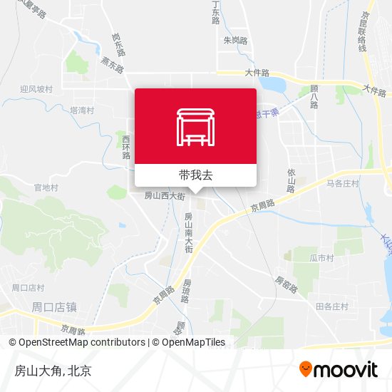 房山大角地图