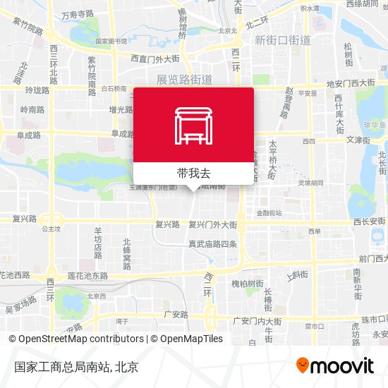 国家工商总局南站地图