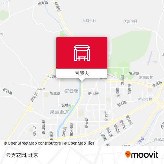 云秀花园地图