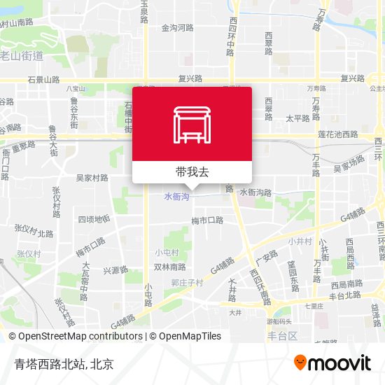 青塔西路北站地图