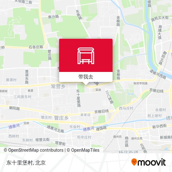 东十里堡村地图