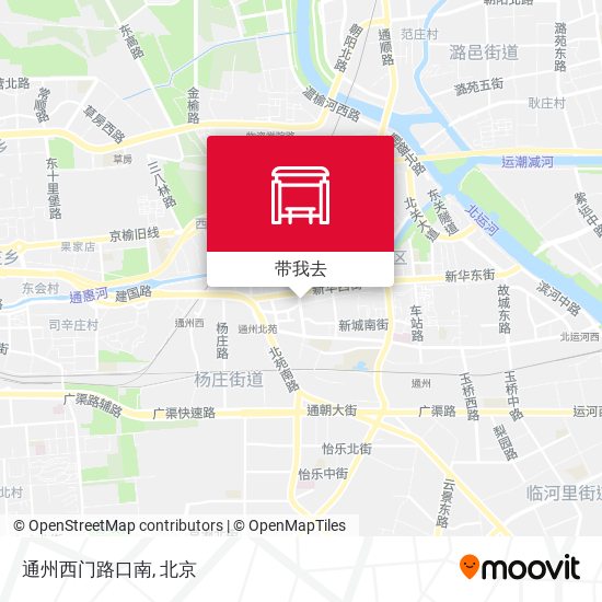 通州西门路口南地图