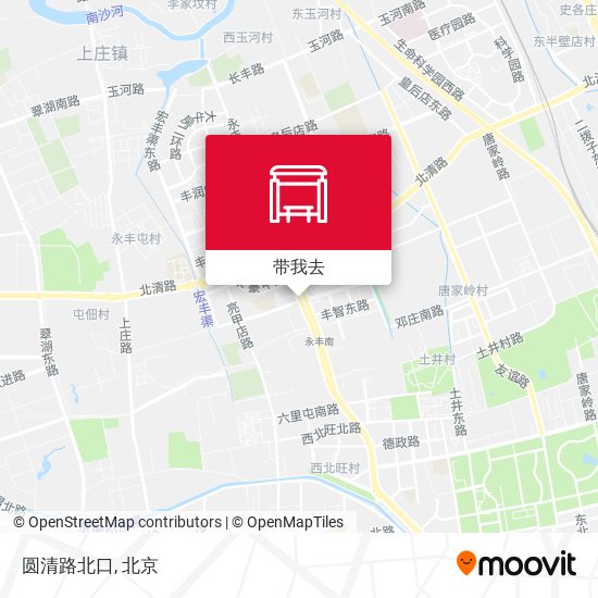 圆清路北口地图