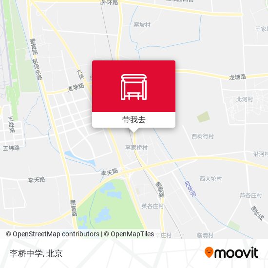李桥中学地图