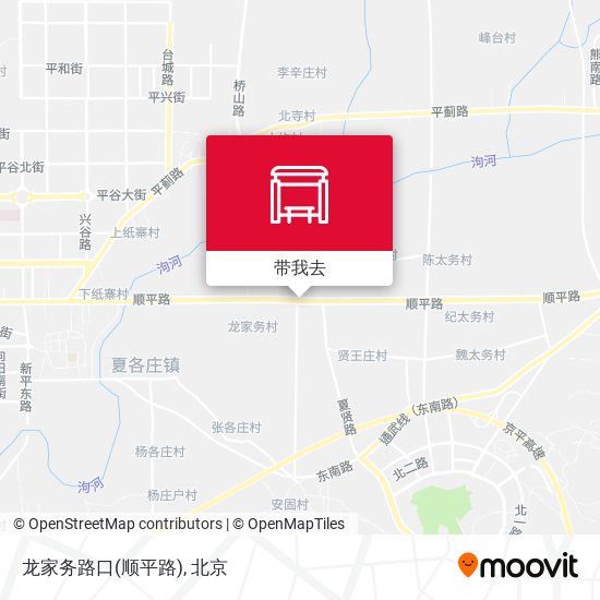 龙家务路口(顺平路)地图