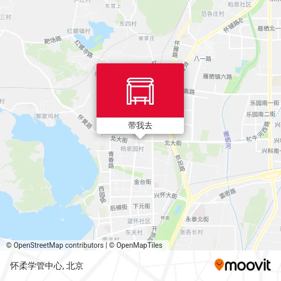 怀柔学管中心地图