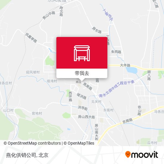 燕化供销公司地图