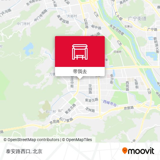 泰安路西口地图
