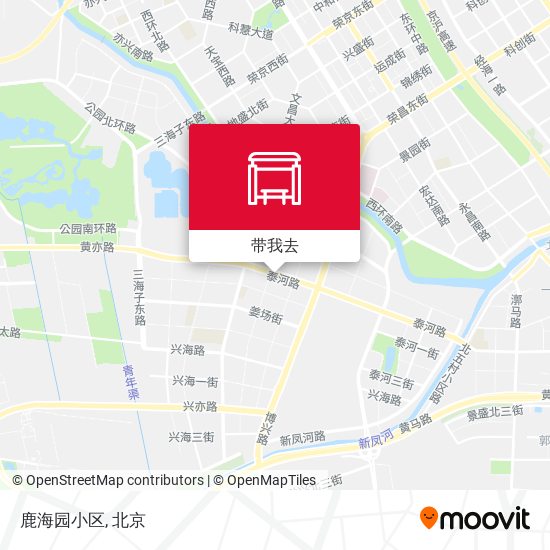鹿海园小区地图