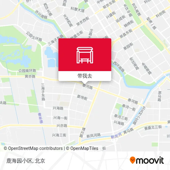 鹿海园小区地图