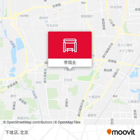 下坡店地图