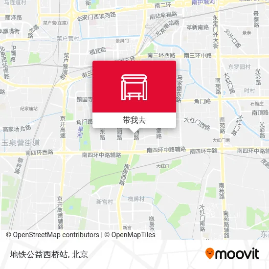 地铁公益西桥站地图