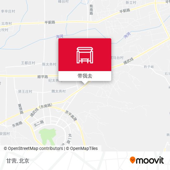 甘营地图