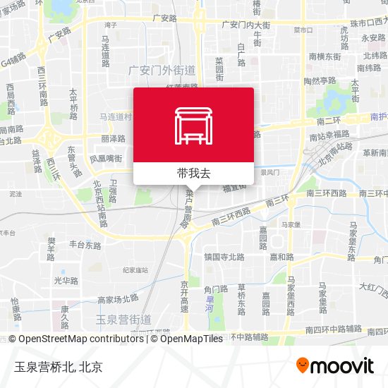 玉泉营桥北地图