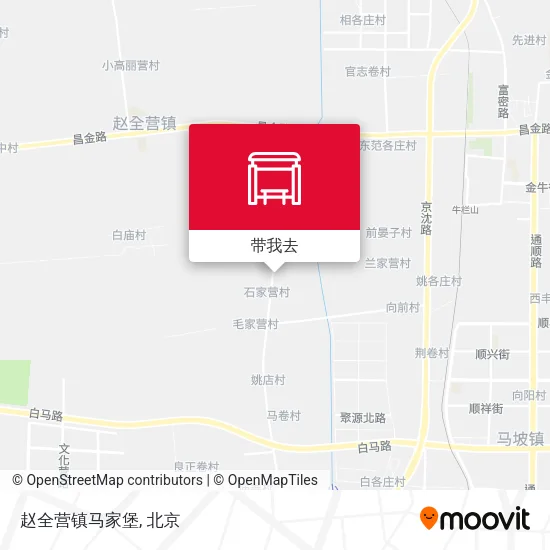 赵全营镇马家堡地图