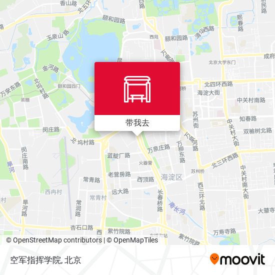 空军指挥学院地图