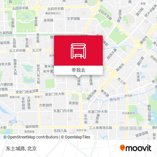 东土城路地图