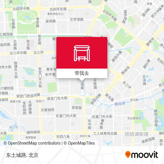 东土城路地图