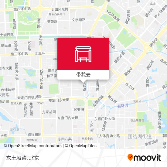 东土城路地图