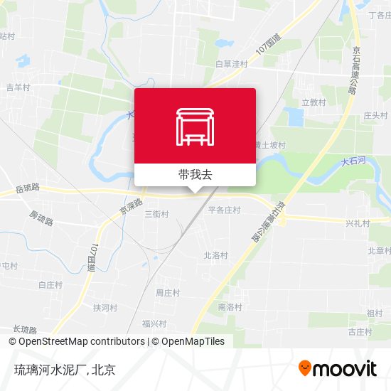 琉璃河水泥厂地图